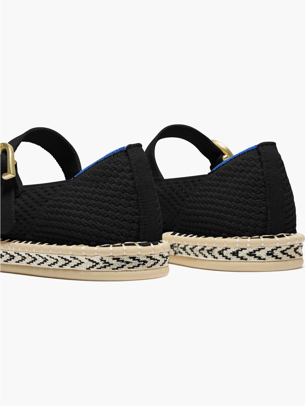 NEW Rothy's The Espadrille Mary Jane in Black - Picture 4 of 11